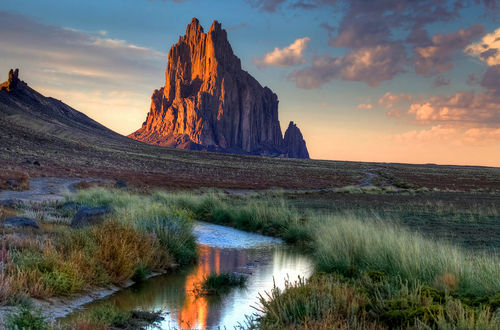 Shiprock in New Mexico